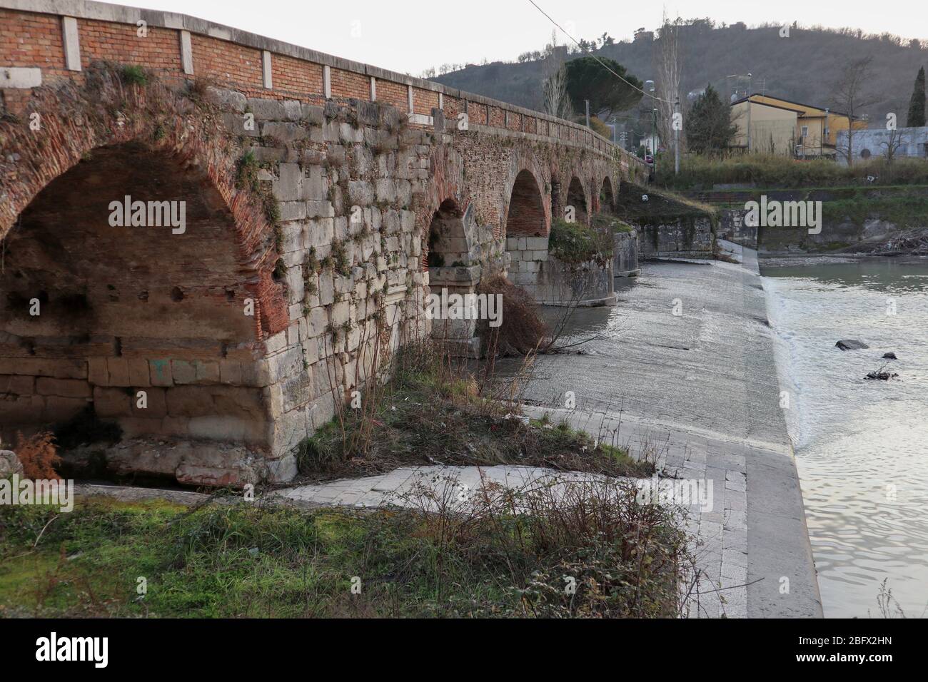 Benevento - Scorcio del Ponte Leproso Stockfoto
