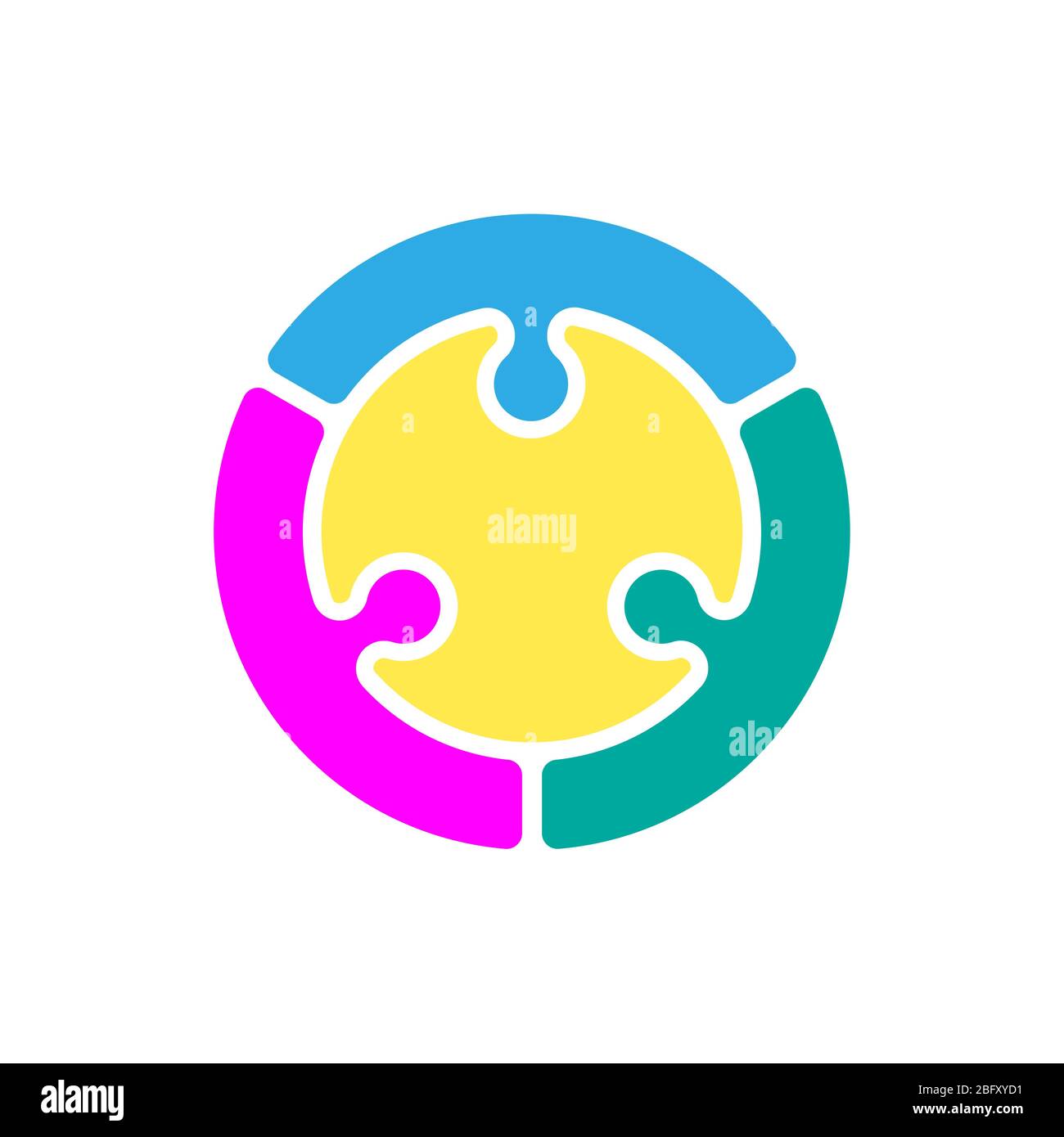 Vektor abstrakten Kreis wirbeln Logo Design-Element. EPS 10 Stock Vektor