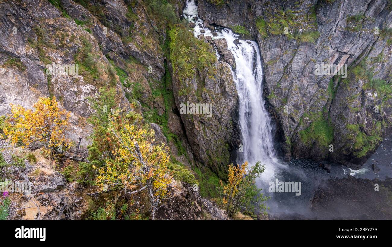 Norwegen, im Sommer, Voringsfossen Stockfoto