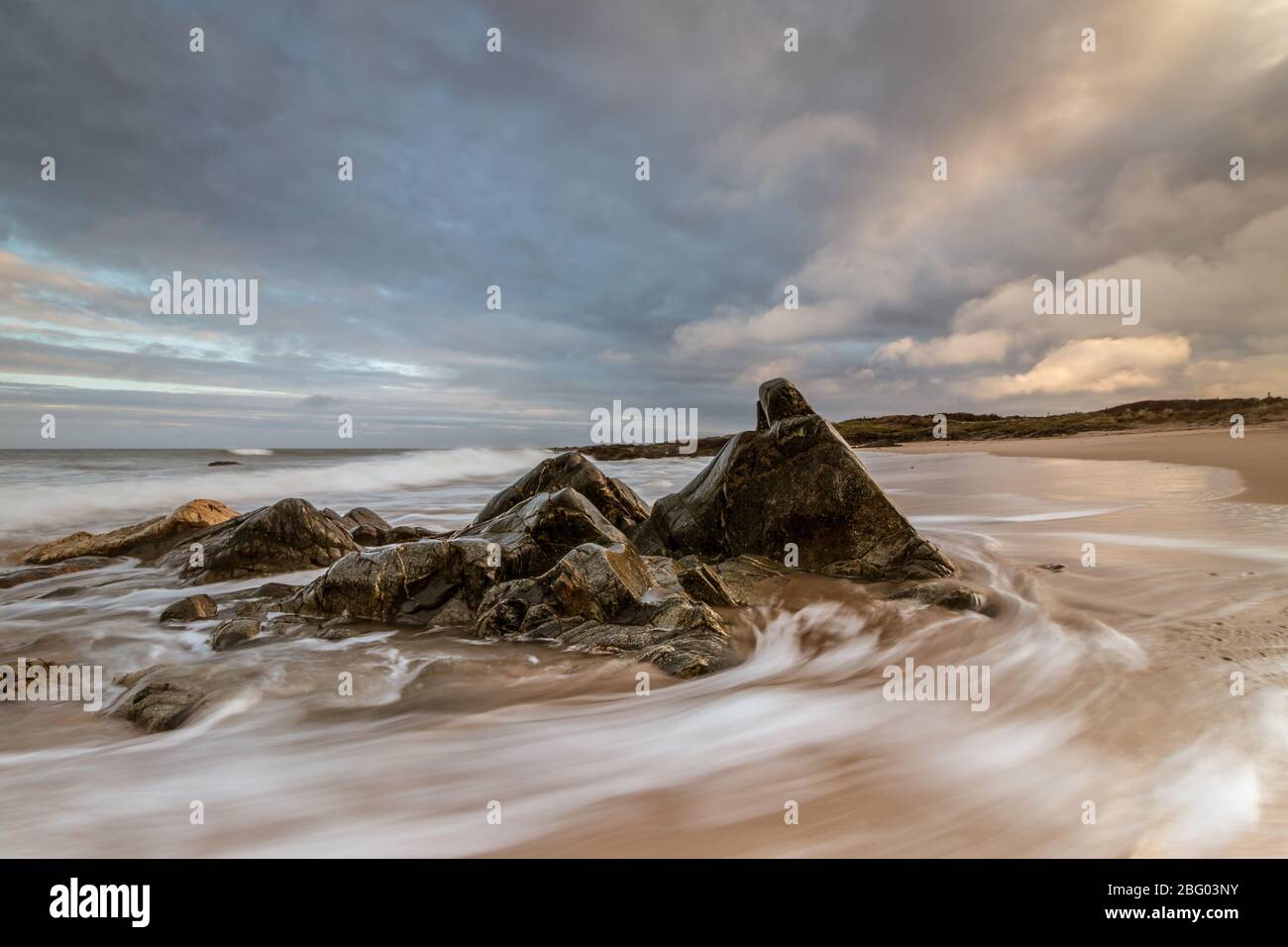 Ballytrent Beach Wexford Irland Stockfoto