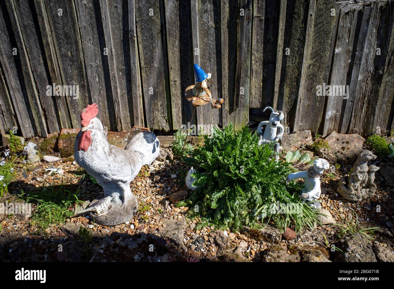 Gartenoriments Stockfoto