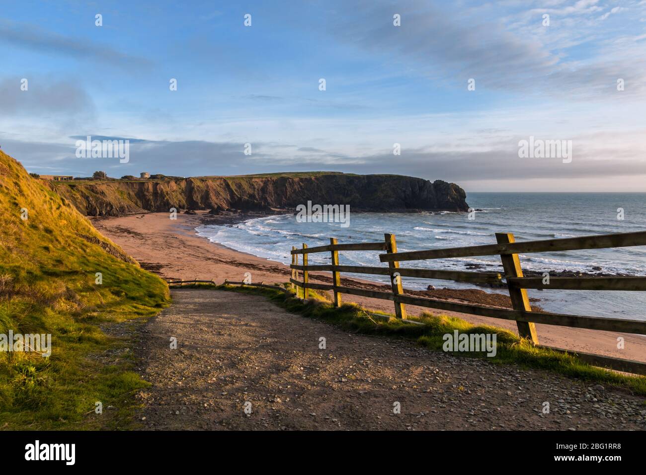 Carnivan Beach Wexford Irland Stockfoto