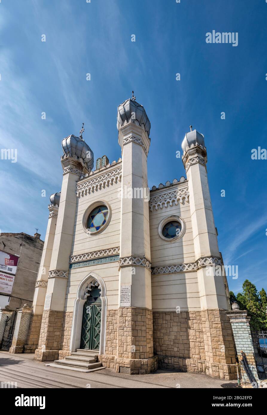 Neolog Synagoge aka Synagoge der Deportierten, Cluj-Napoca, Siebenbürgen, Rumänien Stockfoto