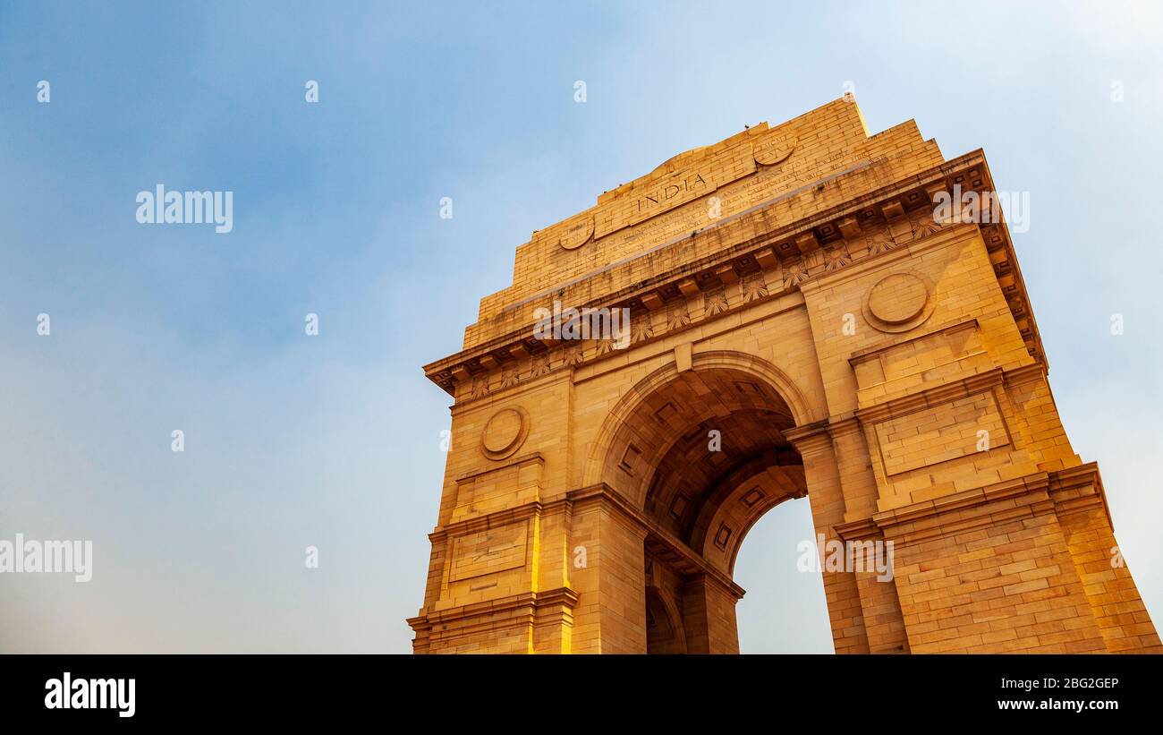 Das India Gate First World war Memorial in Neu Delhi, Indien Stockfoto