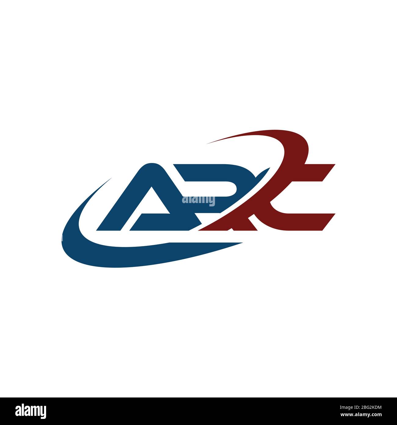 Das Wort ARC für Symbol Zeichen Typografie Logo Design Vektor Illustration Stock Vektor