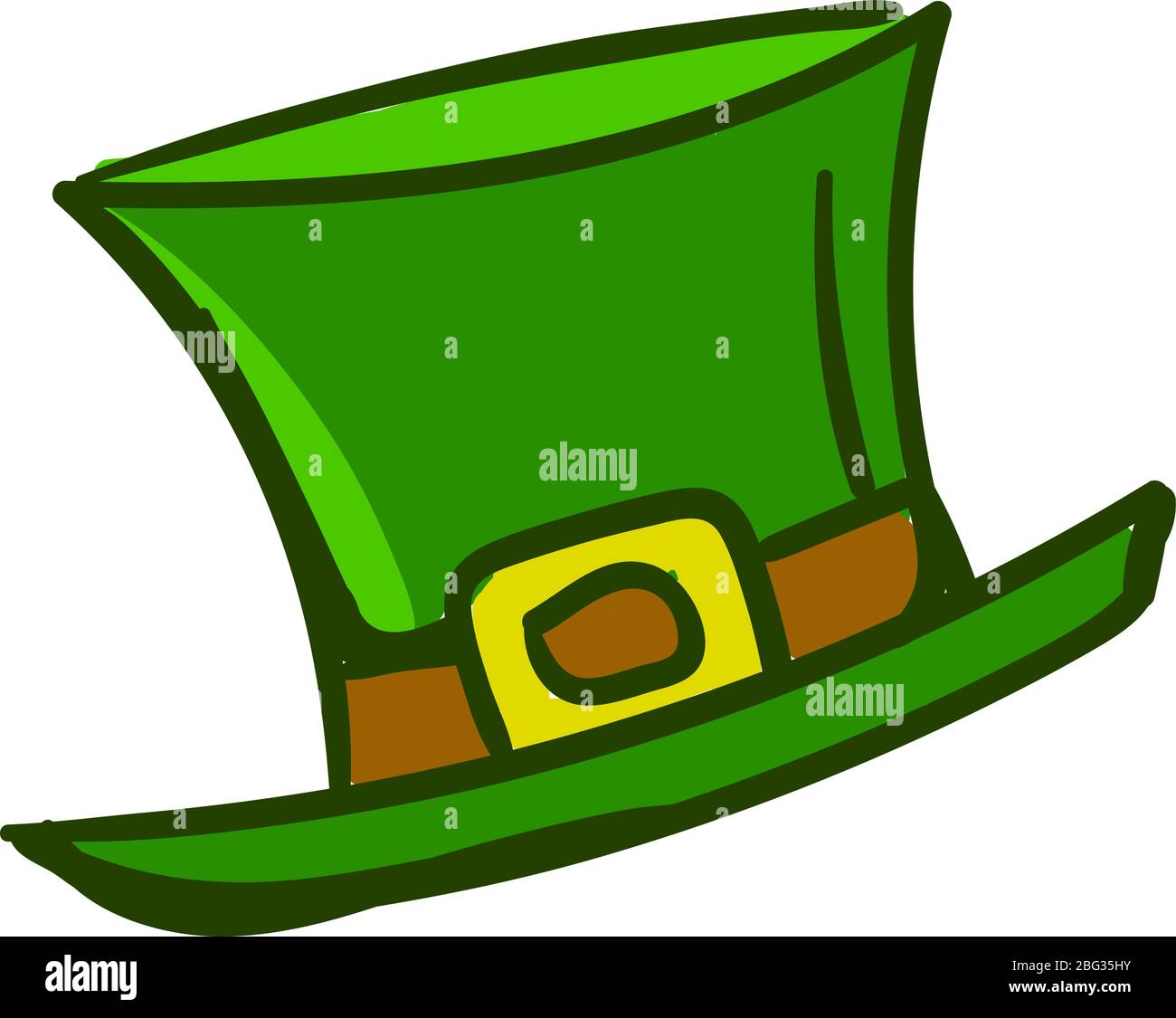 Irland Hut, Illustration, Vektor auf weißem Hintergrund Stock Vektor