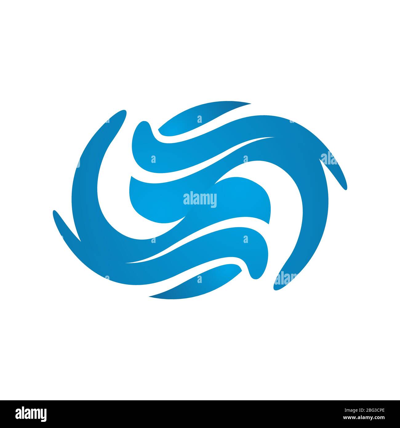 Splash of Water Logo Design Vektor Symbol Wasser Welle Logo Design Vektor Symbol und Symbol Illustration Stock Vektor