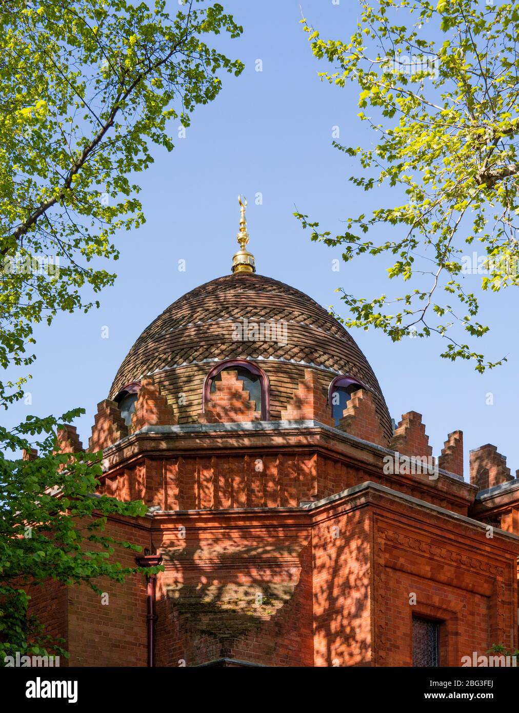 Leighton House, Holland Park, Kensington, London, Großbritannien; Heimat von Lord Leighton, Künstler. Stockfoto