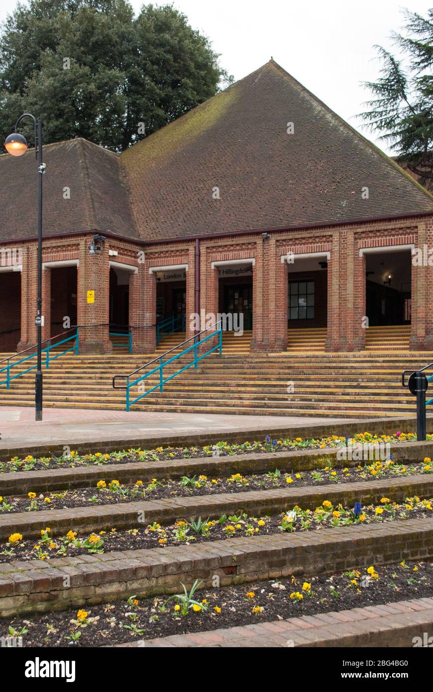 1970s Neo Vernacular Architecture Red Brick Tiles Forms Hillingdon ...