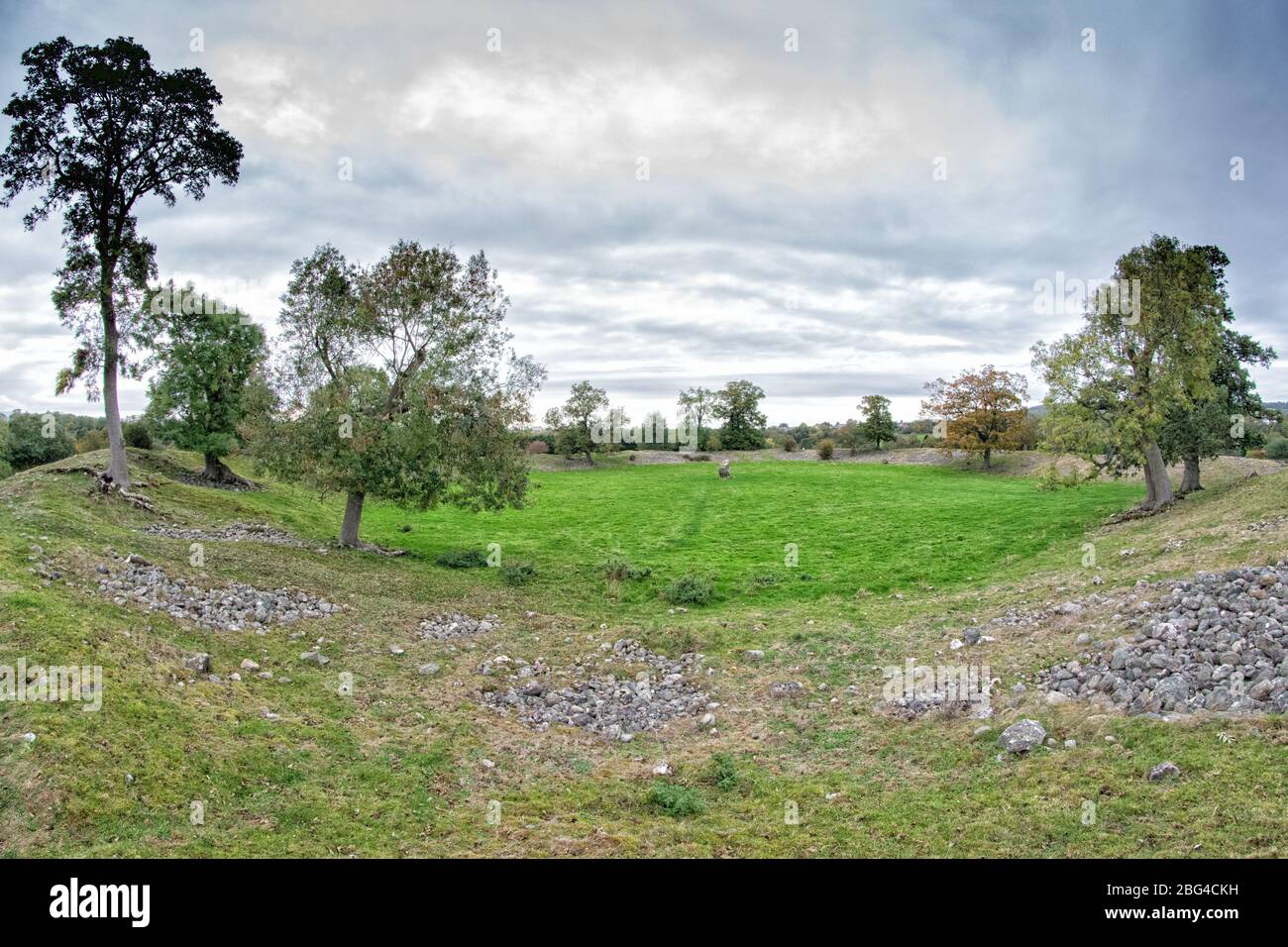 Mayburgh Henge, Ancient Site, Cumbria UK Stockfoto