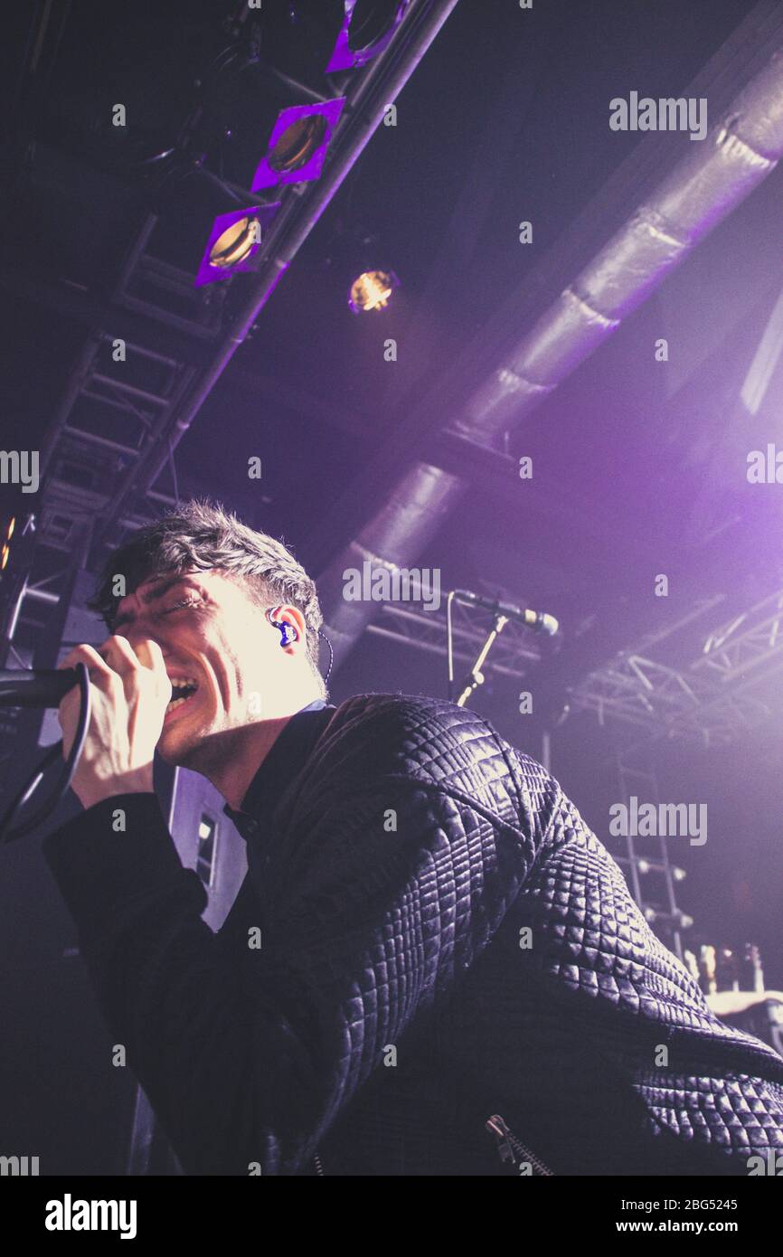 Junge Waffen live bei o2 Academy liverpool 2015 Kerrang! Tour Stockfoto