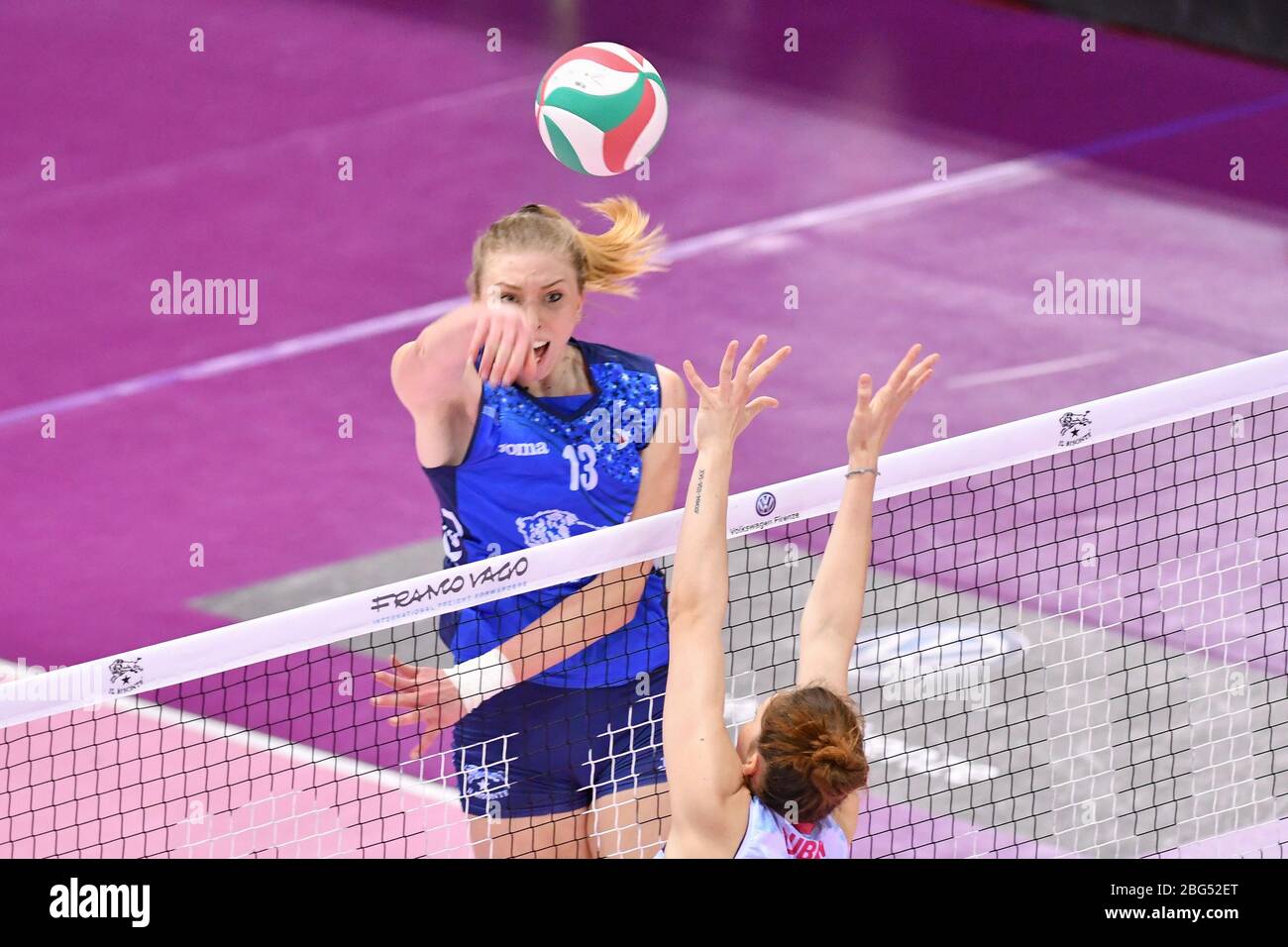 sarah fahr (il bisonte firenze) während der italienischen Volleyball Serie A1 Frauen Saison 2019/20, , Florenz, Italien, 01 Jan 2020 Stockfoto