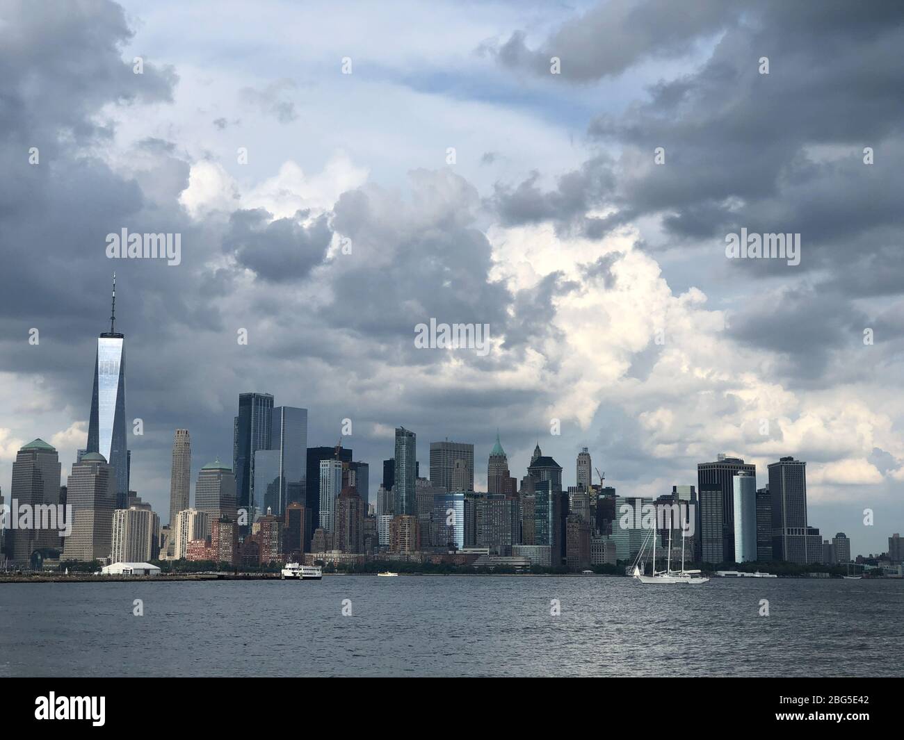 Schöne New York Skyline Stockfoto