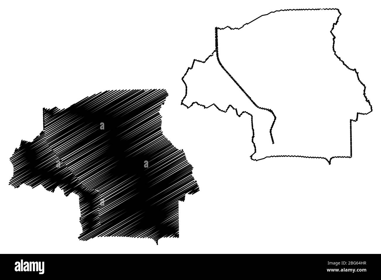 Eindhoven City (Königreich der Niederlande, Holland, Nordbrabant) Karte Vektor-Illustration, Skizze Stadt Eindhoven Karte Stock Vektor