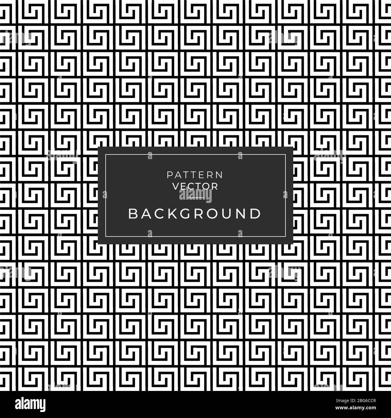 Nahtloses Muster mit schwarz-weiß gestreiften Linien Stockfoto