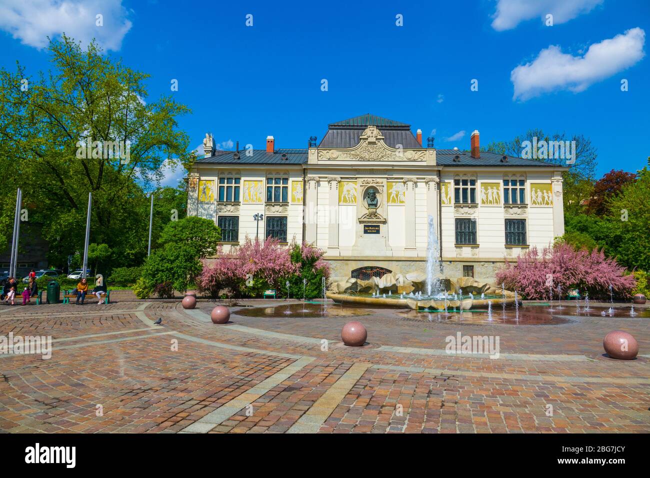 Museum für schöne Kunst Sztuki Krakau Polen Europa Europa Crakow Stockfoto