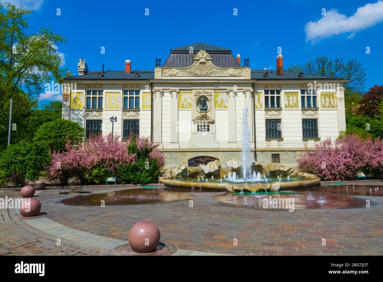 Museum für schöne Kunst Sztuki Krakau Polen Europa Europa Crakow Stockfoto