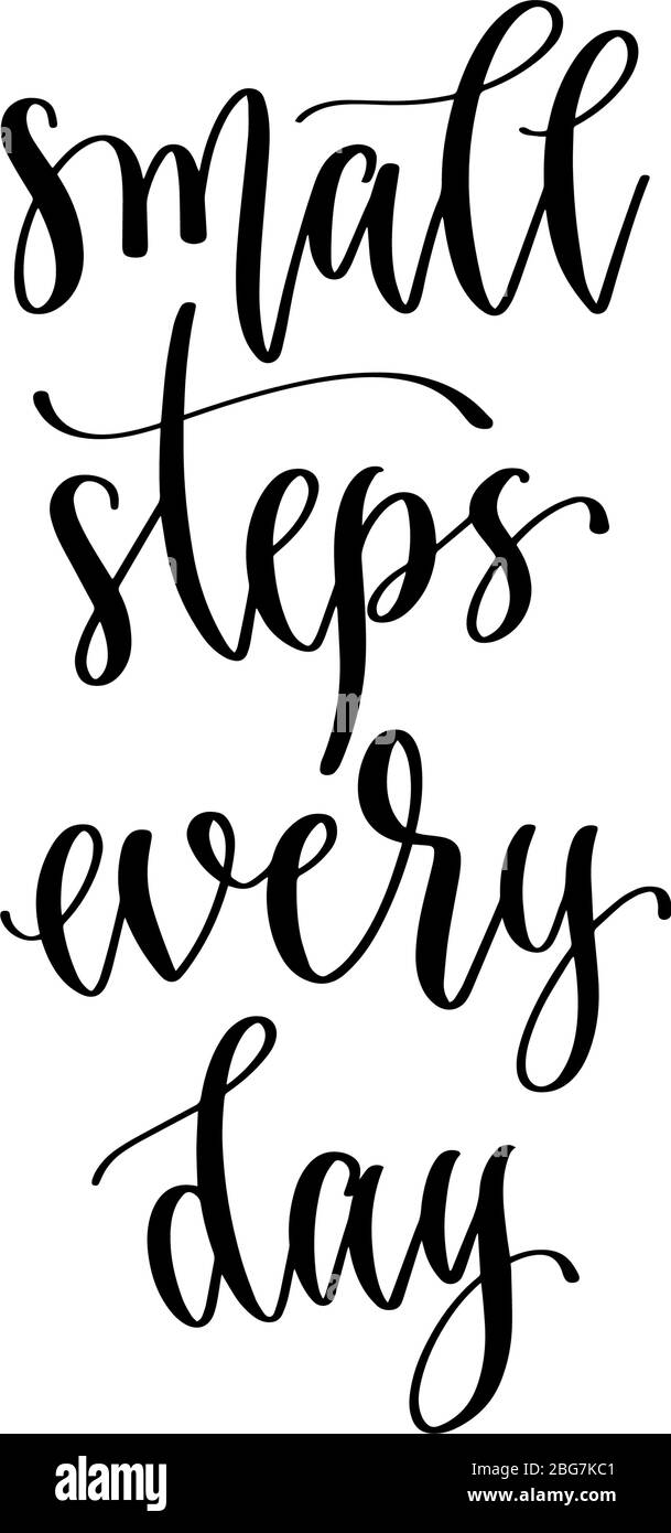 Tun Sie, was Sie glücklich macht - Hand Lettering Inschrift positive Zitat Design, Motivation und Inspiration Phrase Stock Vektor