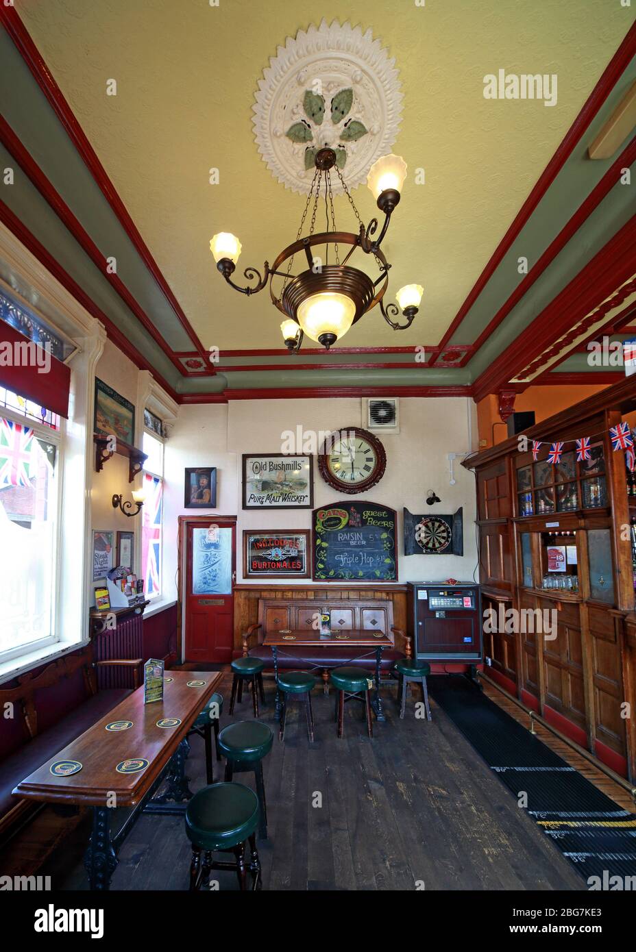 Cains Brewery Tap, Classic British Pub, 39 Stanhope St, Liverpool, Merseyside, England, Großbritannien, L8 5RE Stockfoto