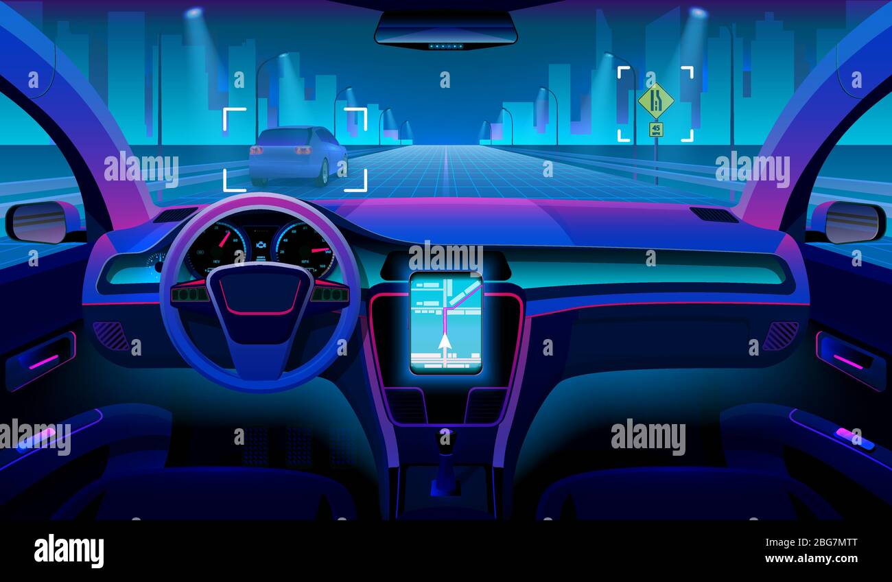 Auto interior Stock-Vektorgrafiken kaufen - Alamy