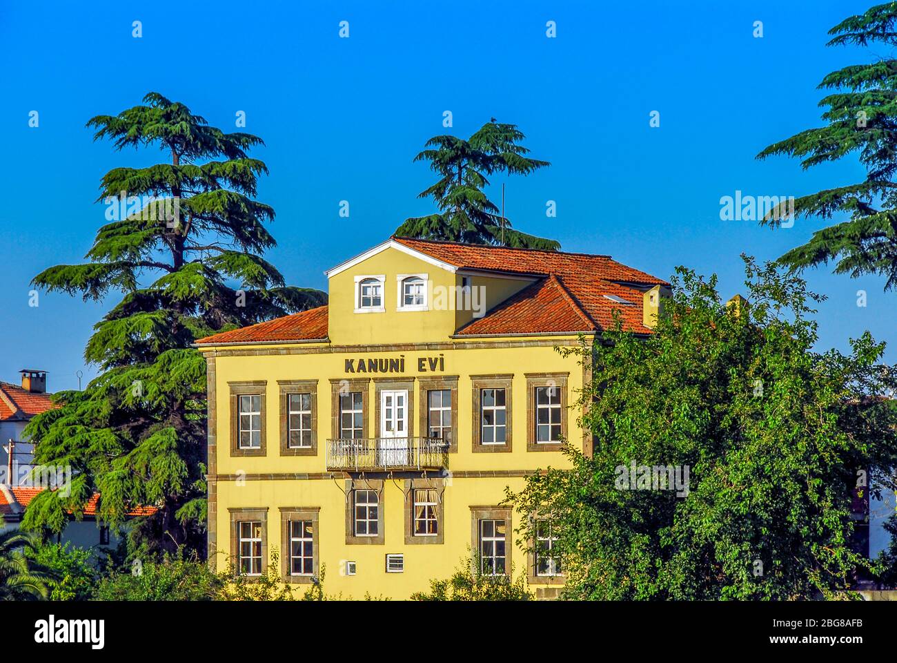 Trabzon, Türkei, 26. Juni 2008: Sultan-Suleyman-Haus. Ortahisar Stockfoto