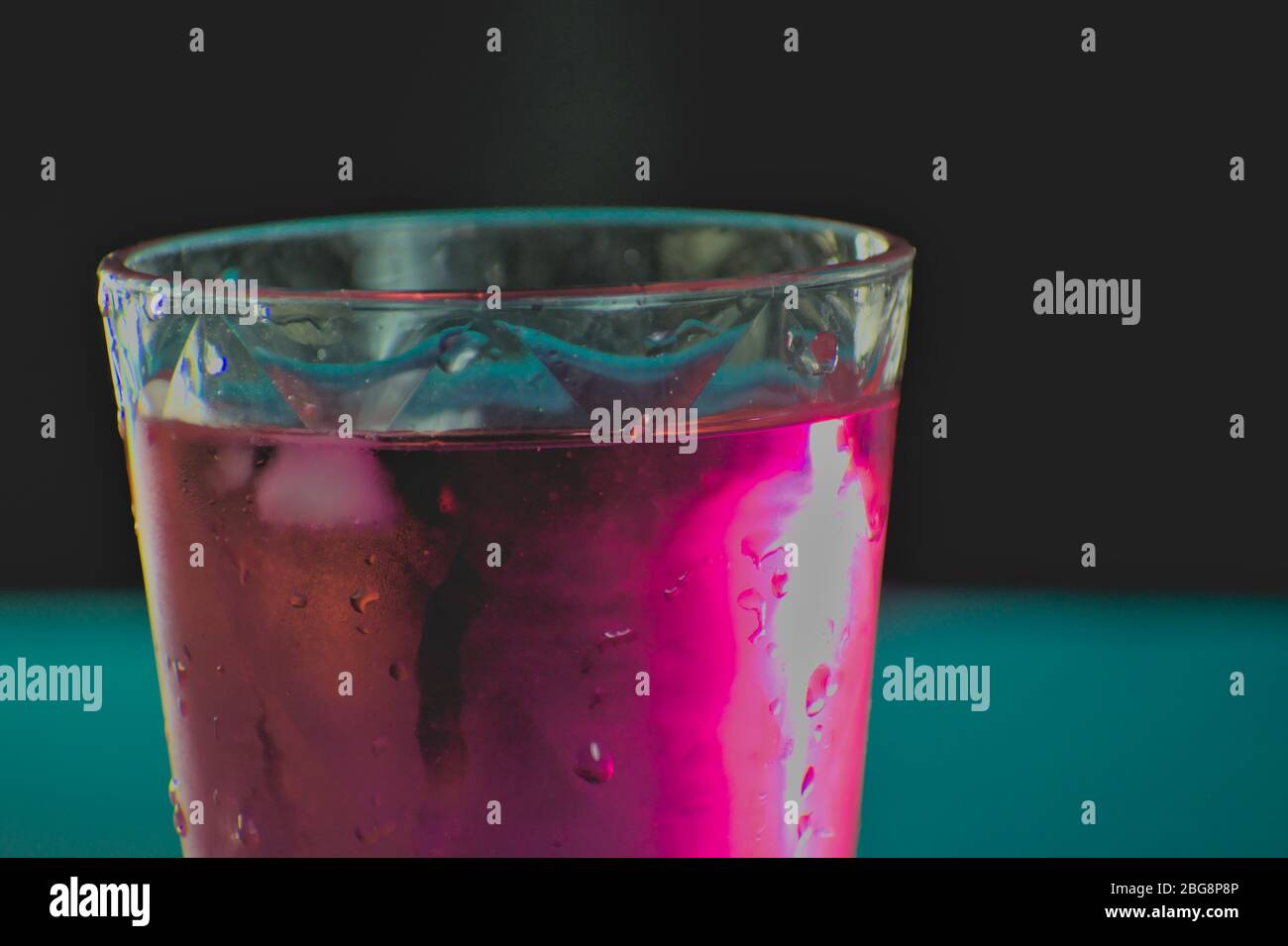 Glas Ice Cold drink Stockfoto