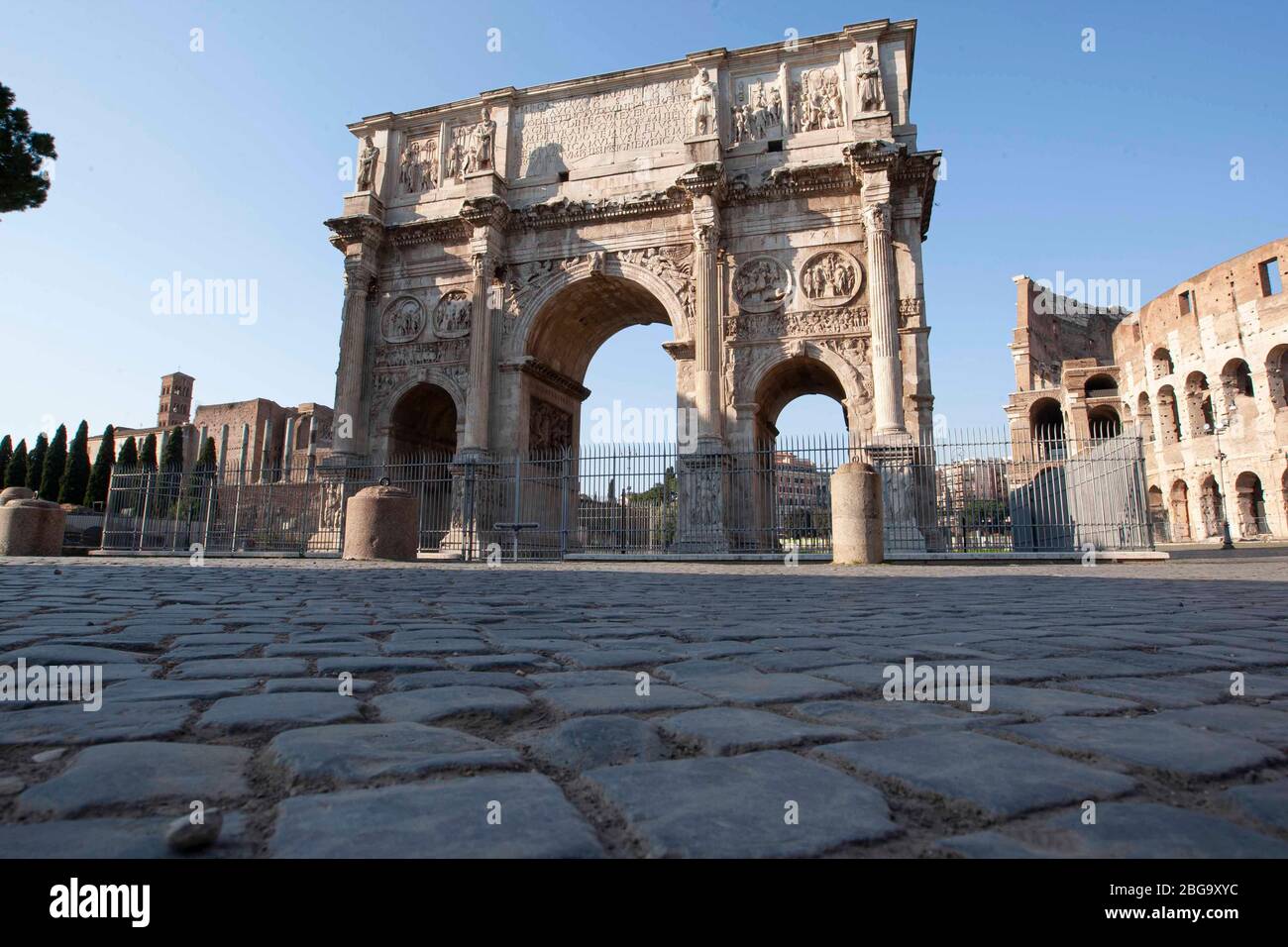 ROMA - COLOSSEO Stockfoto