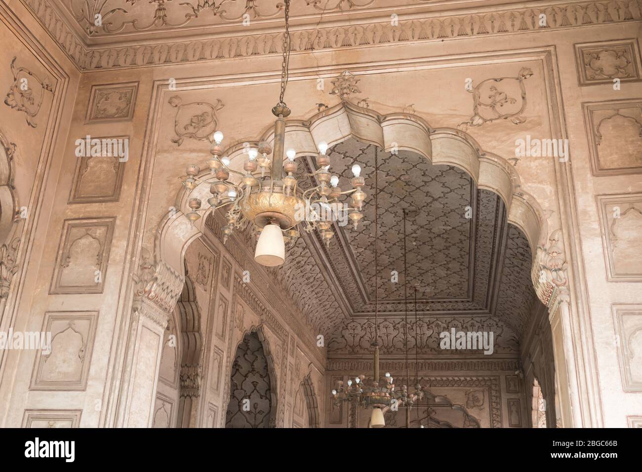 Badshahi-Moschee in Lahore, Pakistan Stockfoto