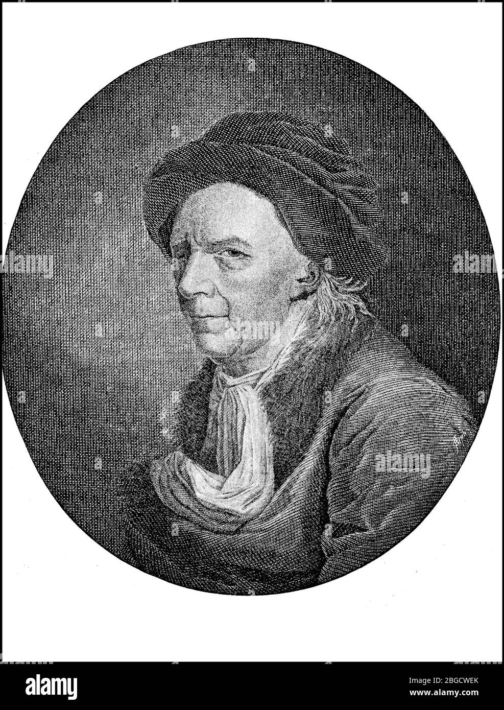Leonhard Euler, Leonhardus Eulerus, 15. April 1707 - 18. September 1783, war ein Schweizer Mathematiker, Physiker, Astronom, Geograph, Logiker und Ingenieur / Leonhard Euler, Leonhardus Eulerus, 15. 1707. Bis 18. April. September 1783, war ein Schweizer Mathematiker, Physiker, Astronom, Geograph, Logiker und Ingenieur, historisch, historisch, digital verbesserte Reproduktion eines Originals aus dem 19. Jahrhundert / digitale Reproduktion einer Originalvorlage aus dem 19. Jahrhundert. Jahrhundert Stockfoto