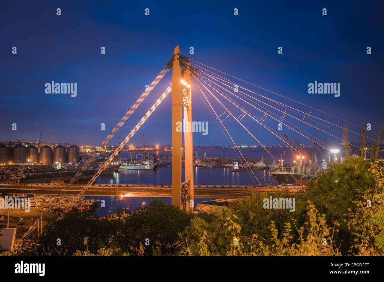 Brücke in Odessa. Odessa, Odessa Oblast, Ukraine. Stockfoto