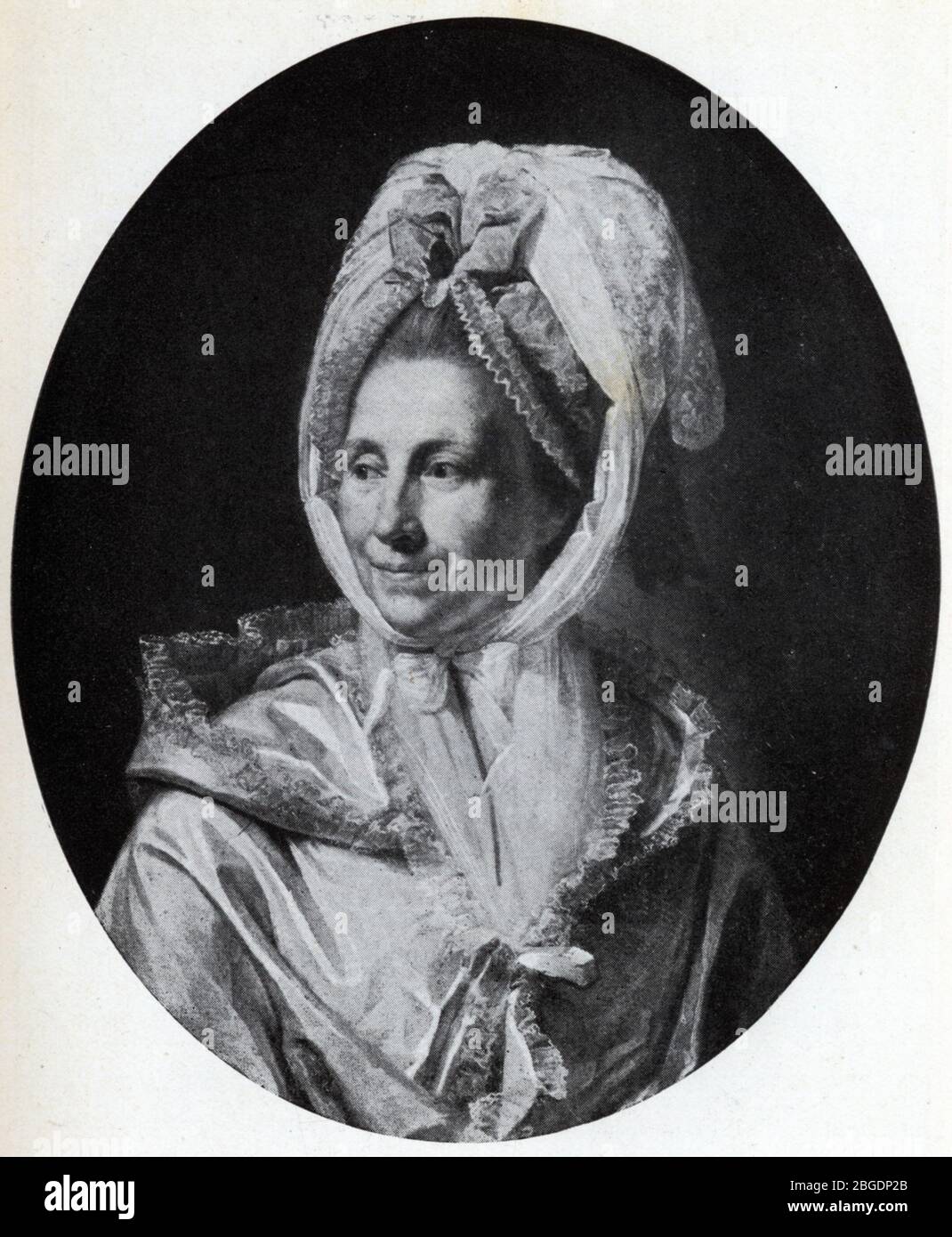 ATTRIBUE A HUBERT ROBERT (1733-1808). PORTRÄT DE DAME AGEE. Arbeiten. 1779 Stockfoto