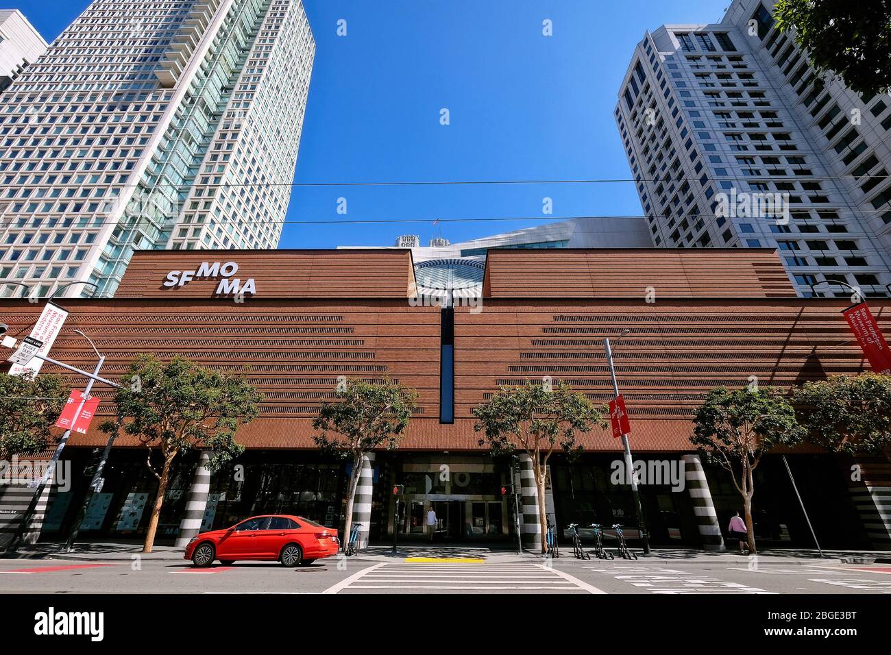 Museum of Modern Art SFMOMA auf der 3rd Street, San Francisco, Kalifornien, USA Stockfoto