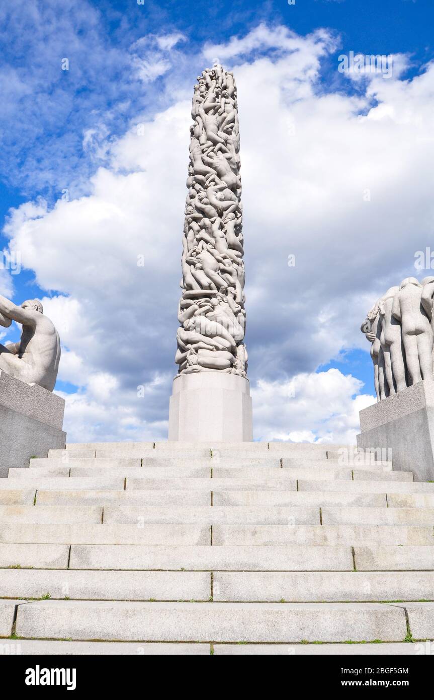 Der Vigeland Park Stockfoto