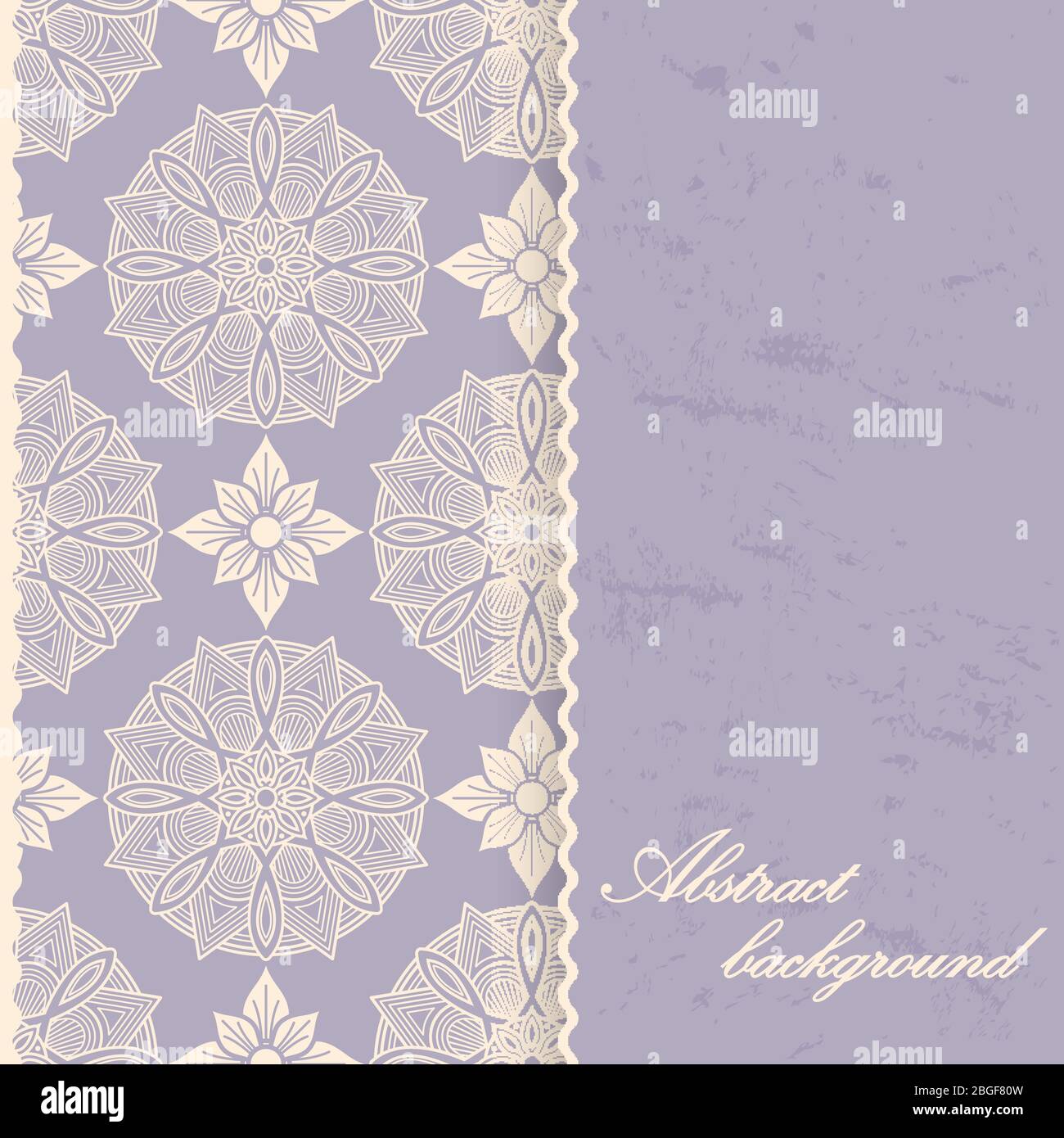 Vintage Yoga Medaillons Banner, Meditation Mandalas, Arabeske Muster Vektor Hintergrund Illustration Stock Vektor