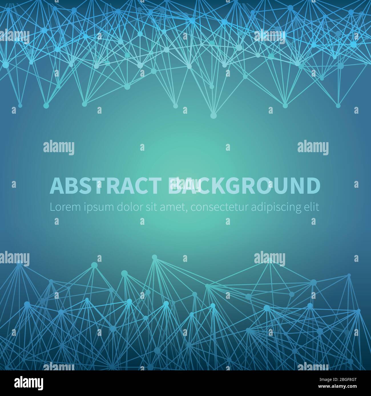 Abstrakter geometrischer chemischer wissenschaftlicher Vektor Hintergrund mit molekularer Struktur. Illustration der Molekülstruktur, chemische molekulare Wissenschaftstechnologie Stock Vektor