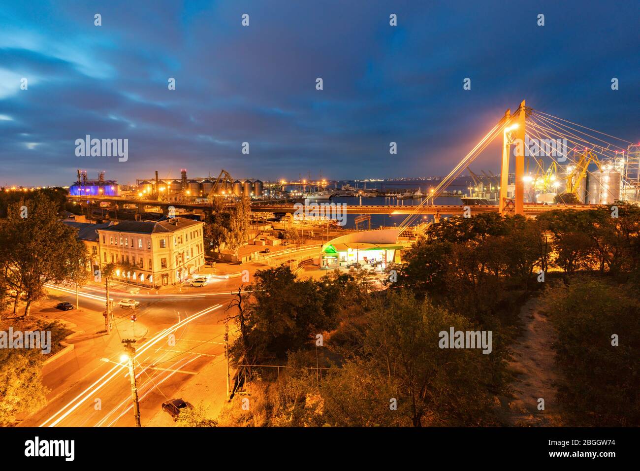 Brücke in Odessa. Odessa, Odessa Oblast, Ukraine. Stockfoto