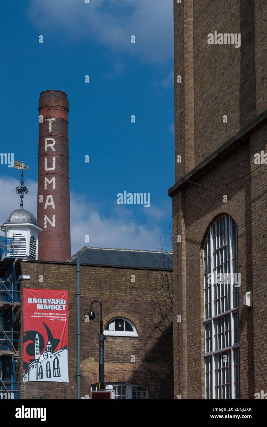 The Truman Brewery 91 Brick Lane, Spitalfields, London E1 6QR Stockfoto