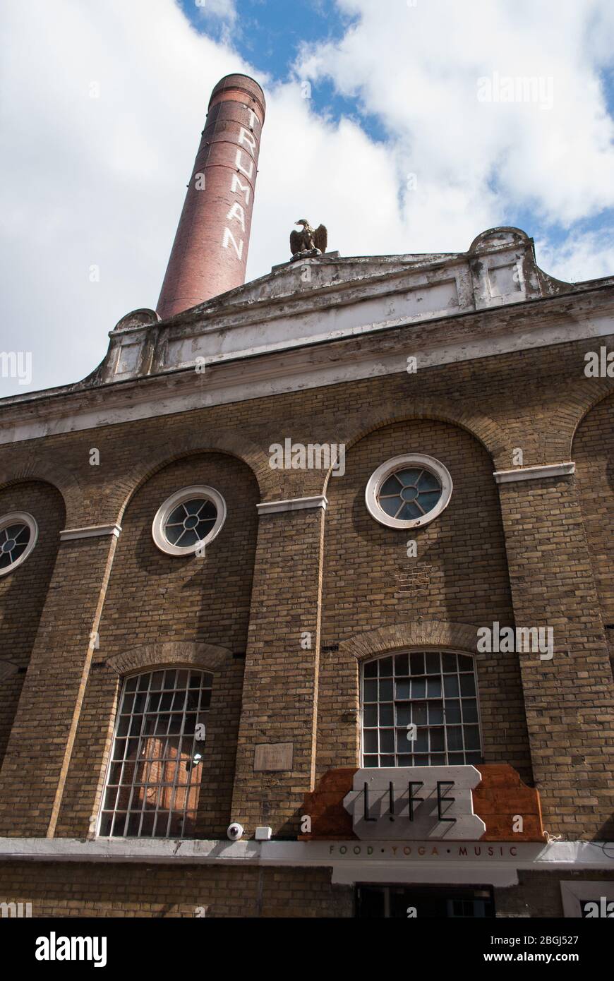 The Truman Brewery 91 Brick Lane, Spitalfields, London E1 6QR Stockfoto