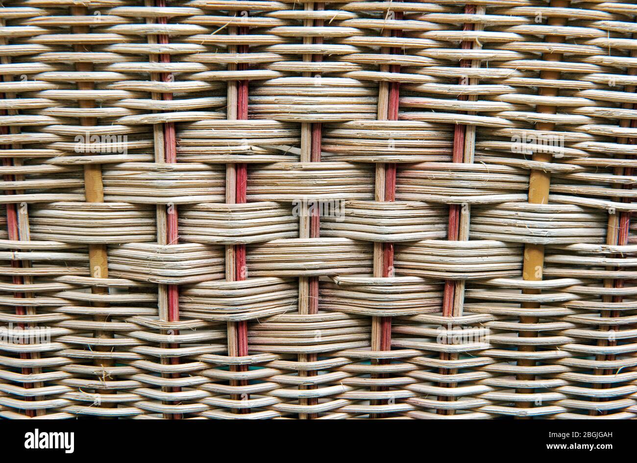 Mit Korbgeflecht Stockfoto