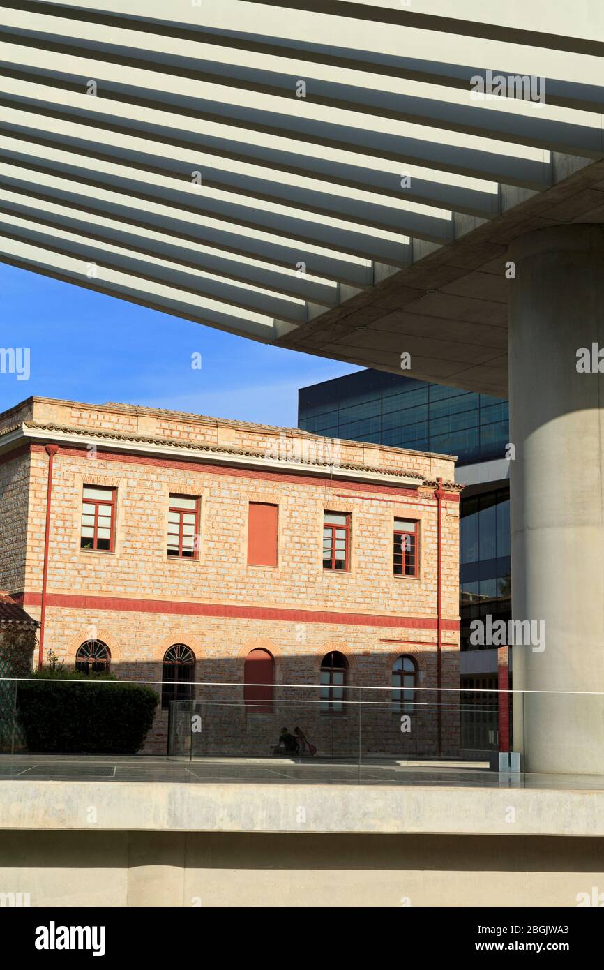 Neues Akropolis-Museum, Athen, Attika Region, Griechenland, Europa Stockfoto