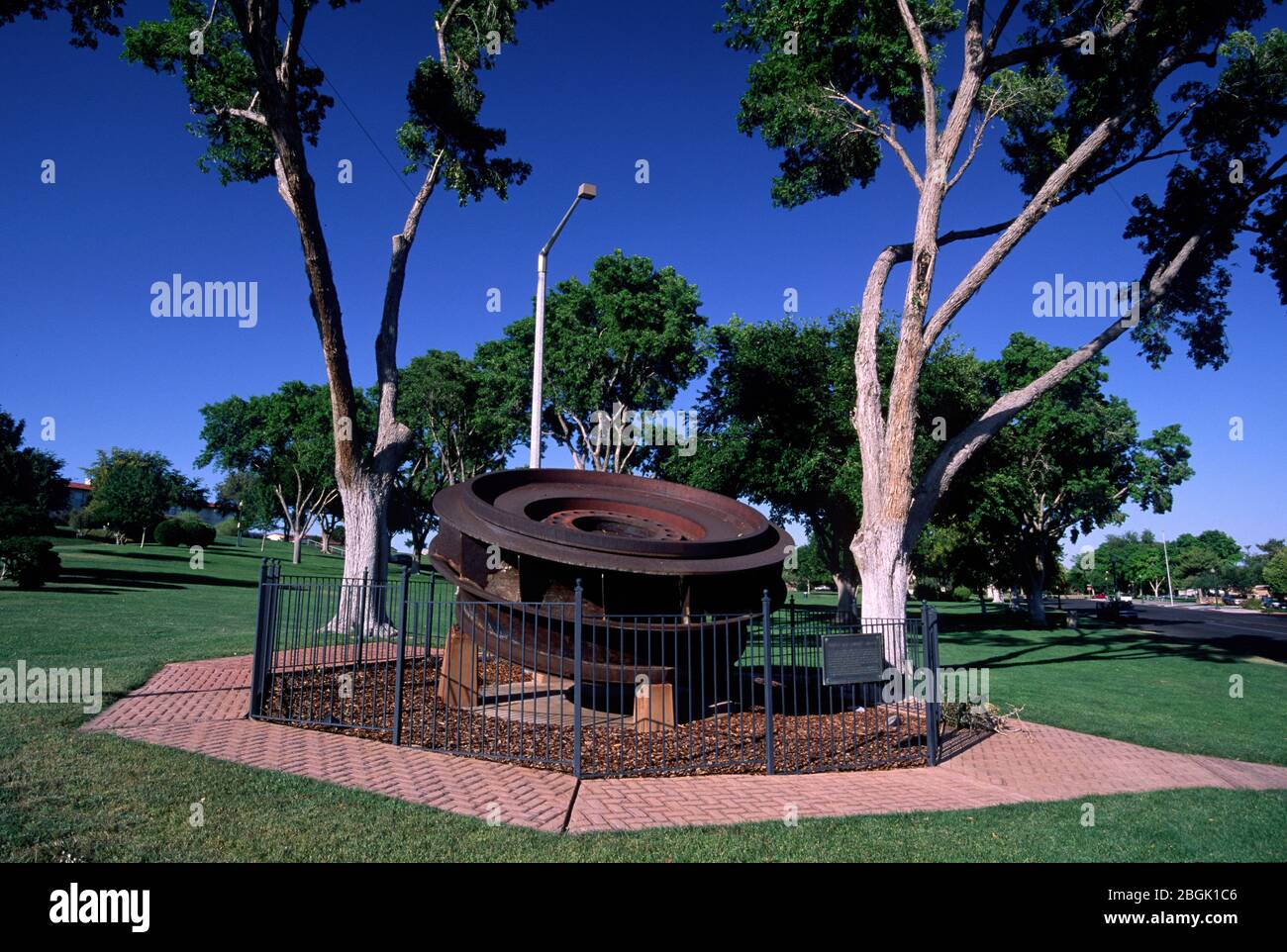 Hoover Dam Turbine Runner, Boulder City, Nevada Stockfoto