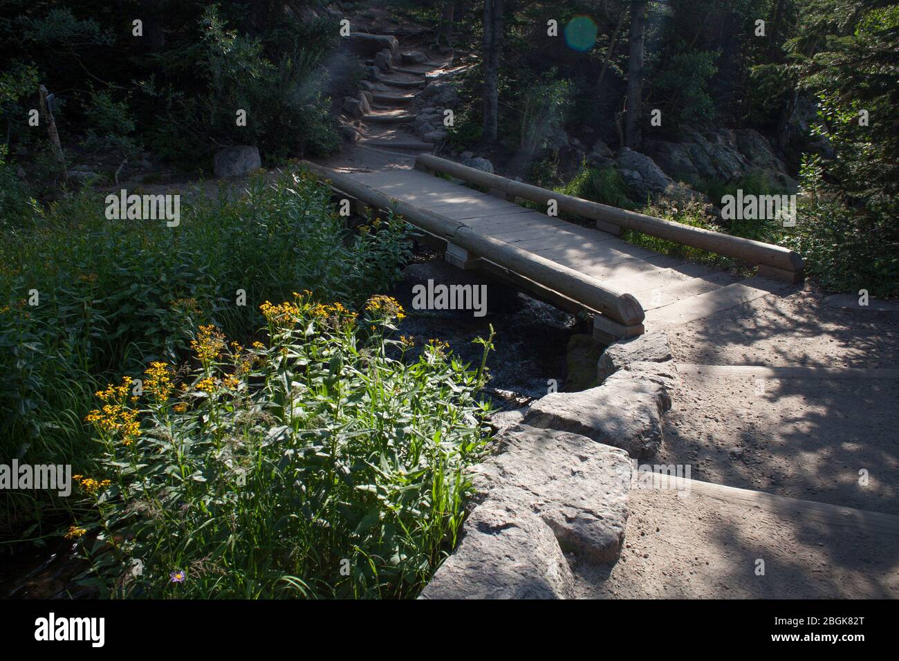 Colorado Wanderwege Stockfoto