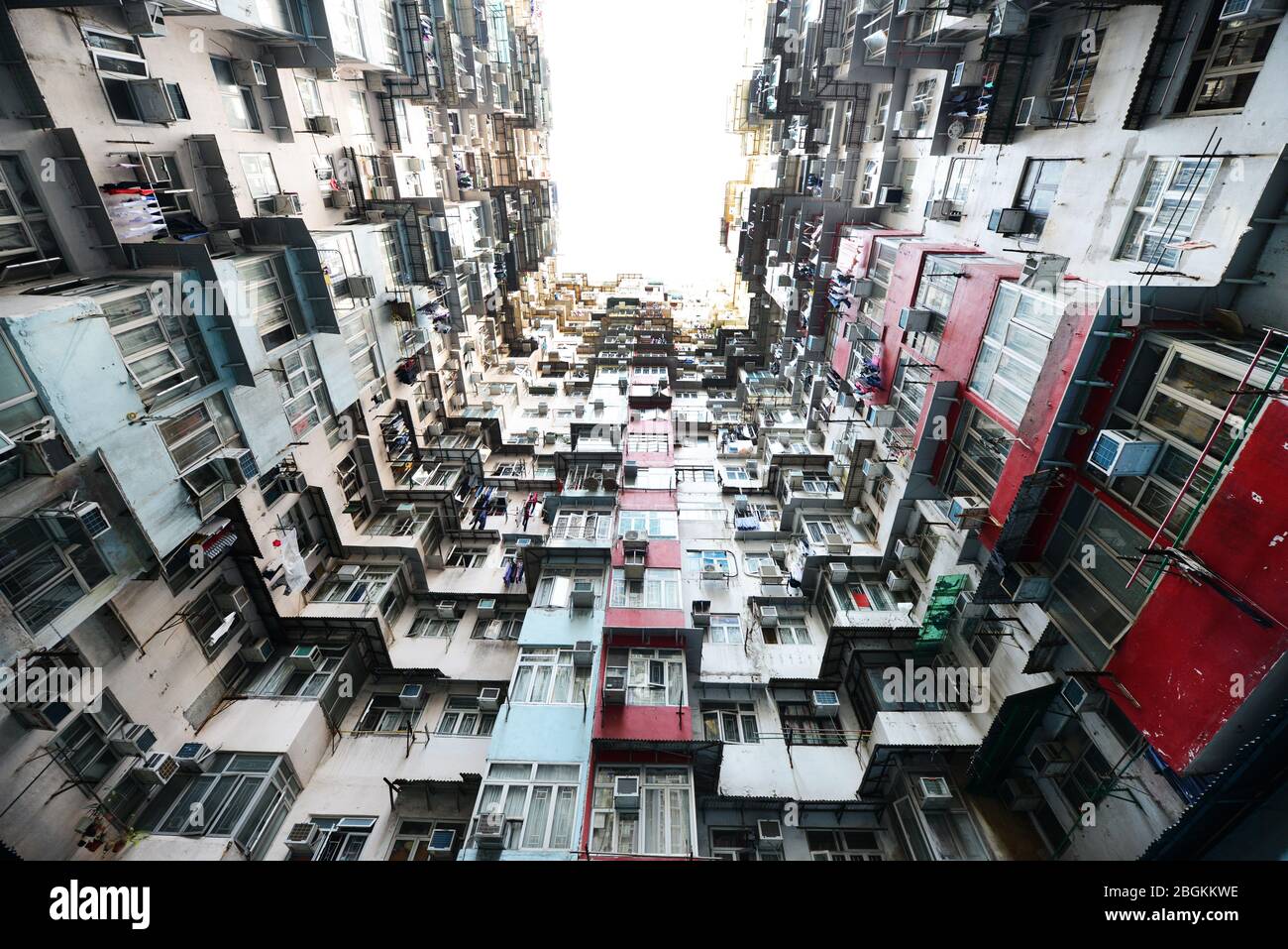 Montane Mansion in Quarry Bay in Hong Kong. Stockfoto