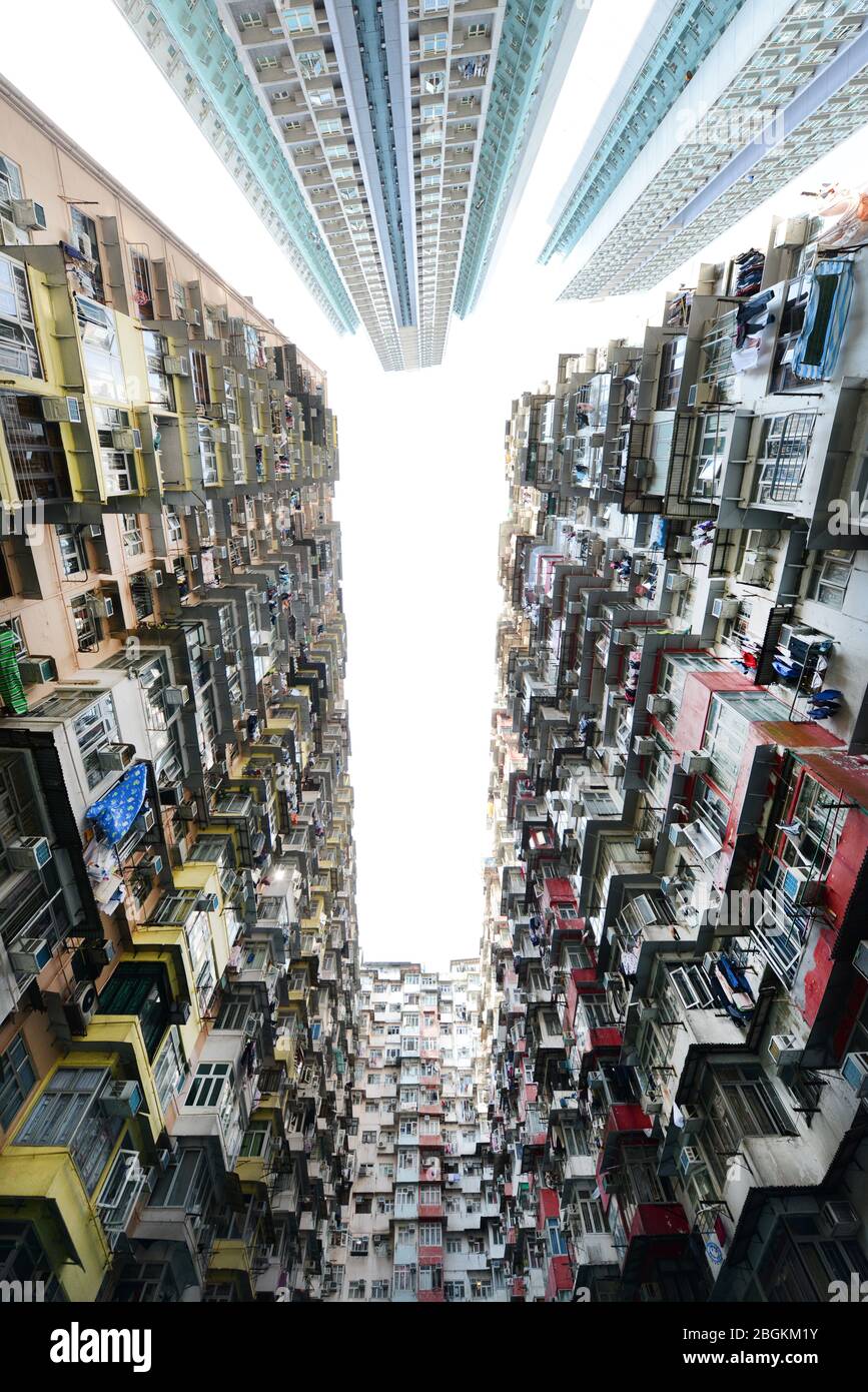 Montane Mansion in Quarry Bay in Hong Kong. Stockfoto