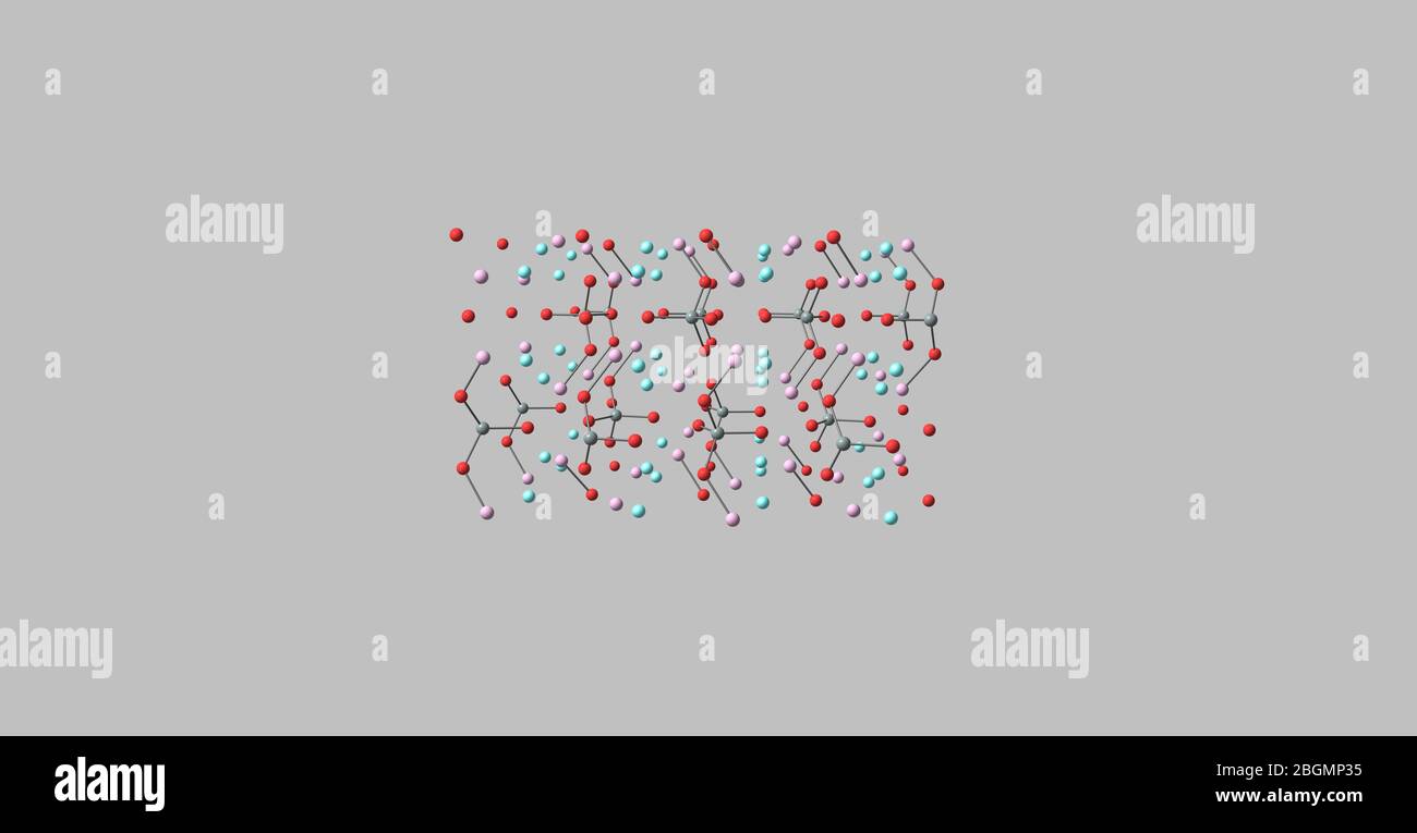 Topas ist ein Silikat-Mineral aus Aluminium und Fluor. Topas kristallisiert im orthorhombischen System, und seine Kristalle sind meist prismatisch beendet Stockfoto