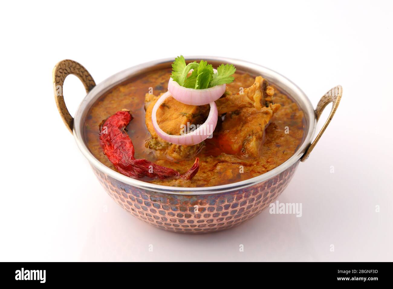 Curry-Huhn oder Curry-Hammel Stockfoto