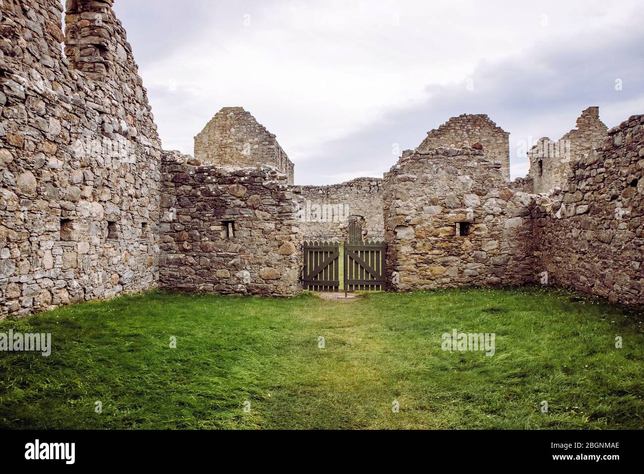 Ruthven Barracks von Ruthven in Badenoch, Schottland in Europa Großbritannien. Erbaut 1719. Stockfoto