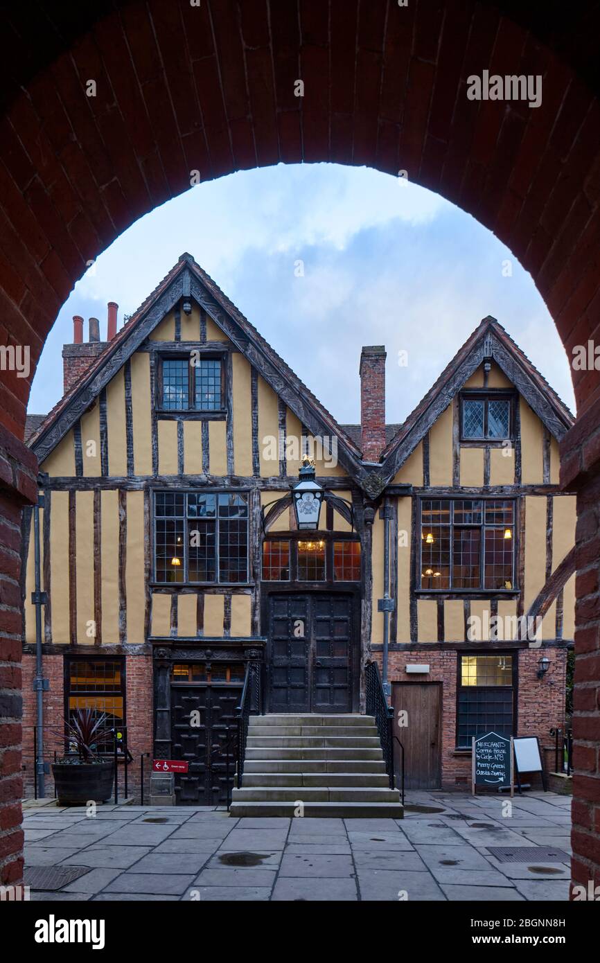Merchants Coffee House, York. Stockfoto