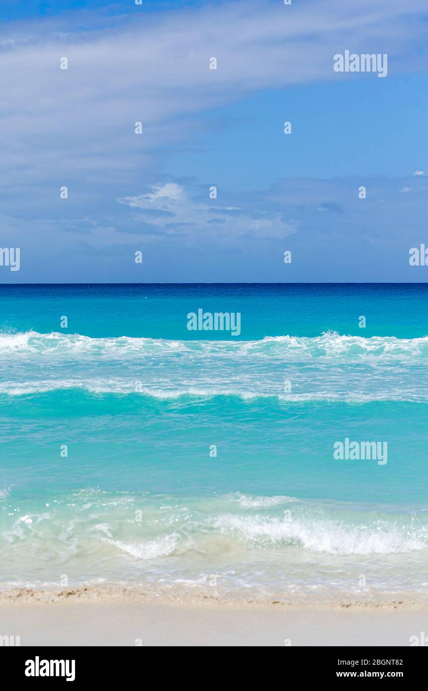 Varadero Strandlandschaft in Kuba Stockfoto