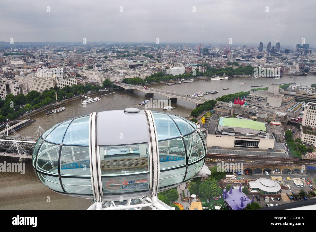 Coca Cola London Eye, England Stockfoto